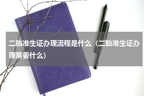 二胎准生证办理流程是什么（二胎准生证办理需要什么）