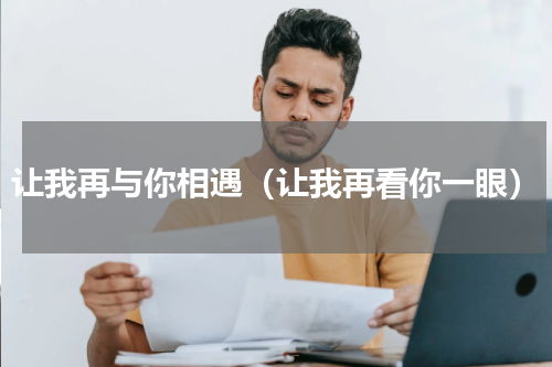 让我再与你相遇（让我再看你一眼）