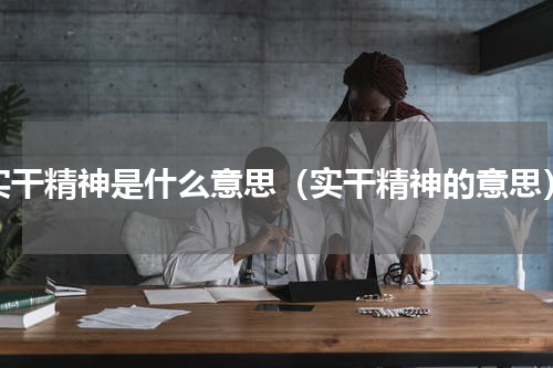 实干精神是什么意思（实干精神的意思）