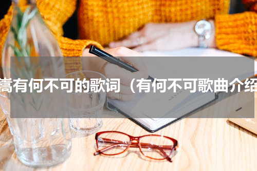许嵩有何不可的歌词（有何不可歌曲介绍）
