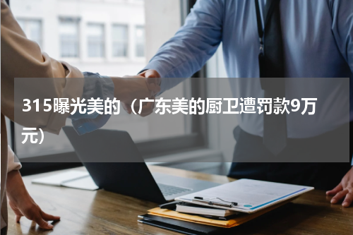 315曝光美的（广东美的厨卫遭罚款9万元）