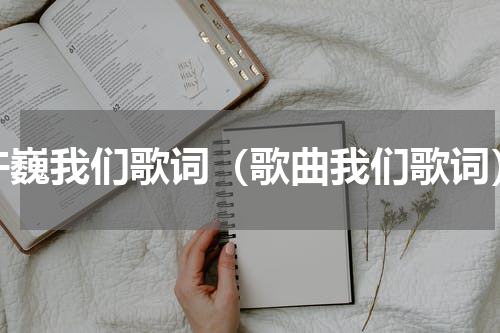 许巍我们歌词（歌曲我们歌词）