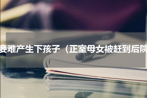 小妾难产生下孩子（正室母女被赶到后院）