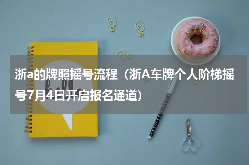 浙a的牌照摇号流程（浙A车牌个人阶梯摇号7月4日开启报名通道）