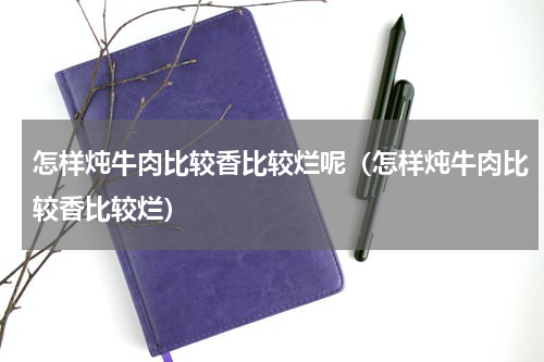 怎样炖牛肉比较香比较烂呢（怎样炖牛肉比较香比较烂）