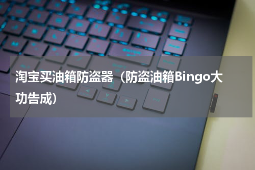 淘宝买油箱防盗器（防盗油箱Bingo大功告成）