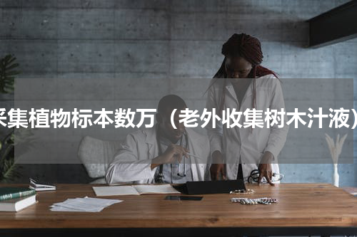 采集植物标本数万（老外收集树木汁液）
