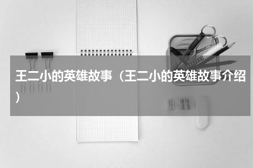 王二小的英雄故事（王二小的英雄故事介绍）