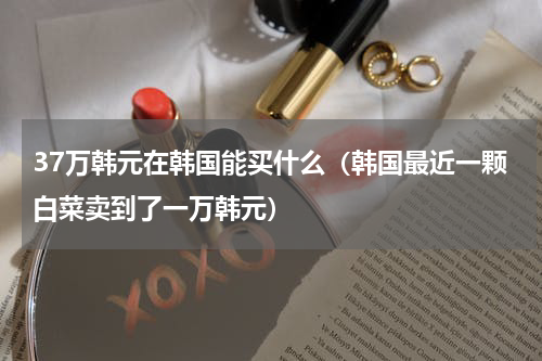 37万韩元在韩国能买什么（韩国最近一颗白菜卖到了一万韩元）