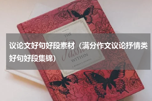 议论文好句好段素材（满分作文议论抒情类好句好段集锦）
