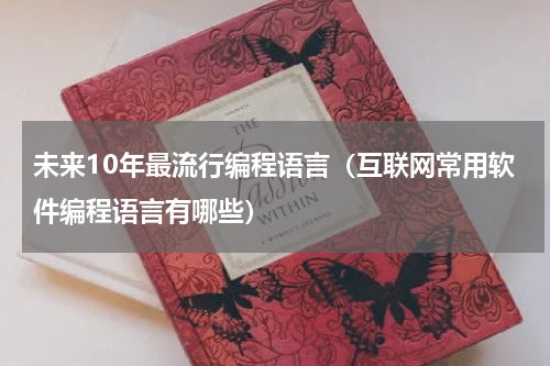 未来10年最流行编程语言（互联网常用软件编程语言有哪些）