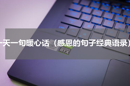 一天一句暖心话（感恩的句子经典语录）