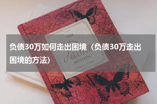 负债30万如何走出困境（负债30万走出困境的方法）