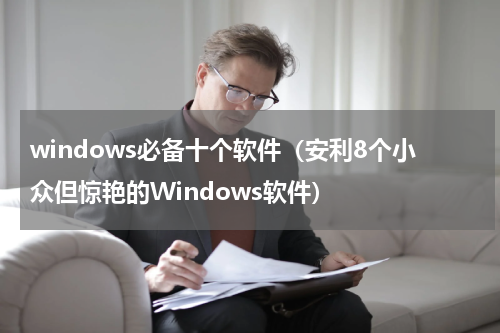 windows必备十个软件（安利8个小众但惊艳的Windows软件）