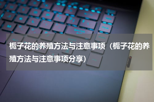 栀子花的养殖方法与注意事项（栀子花的养殖方法与注意事项分享）