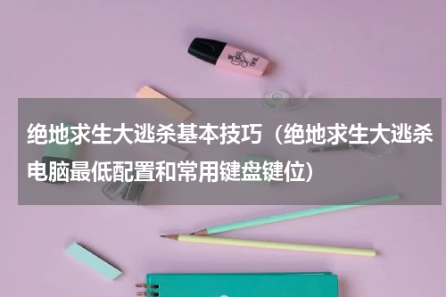 绝地求生大逃杀基本技巧（绝地求生大逃杀电脑最低配置和常用键盘键位）