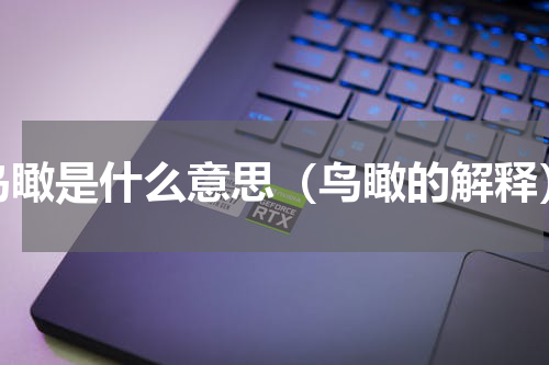 鸟瞰是什么意思（鸟瞰的解释）