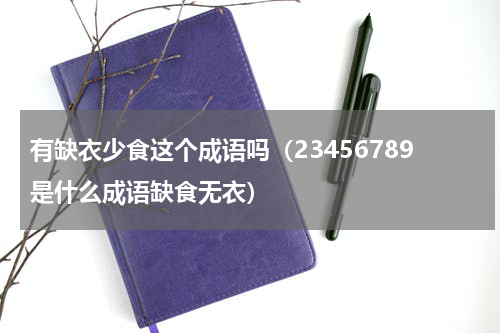 有缺衣少食这个成语吗（23456789是什么成语缺食无衣）