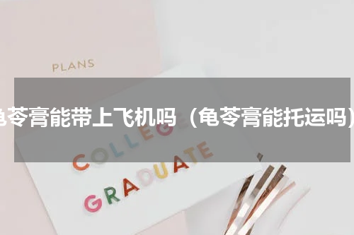 龟苓膏能带上飞机吗（龟苓膏能托运吗）