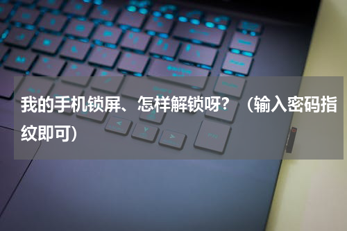 我的手机锁屏、怎样解锁呀？（输入密码指纹即可）