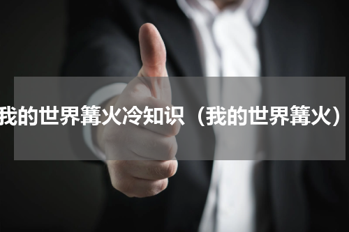 我的世界篝火冷知识（我的世界篝火）