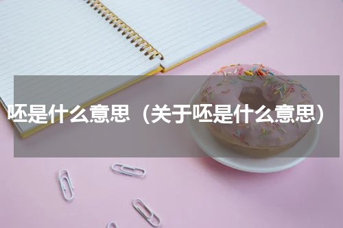 呸是什么意思（关于呸是什么意思）