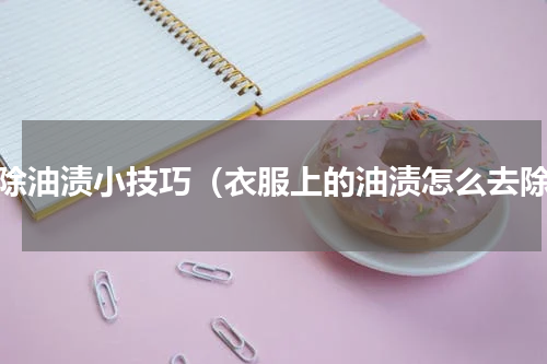 去除油渍小技巧（衣服上的油渍怎么去除）