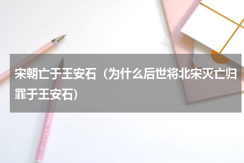 宋朝亡于王安石（为什么后世将北宋灭亡归罪于王安石）