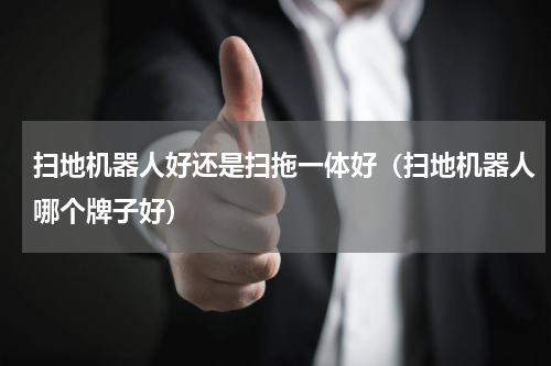 扫地机器人好还是扫拖一体好（扫地机器人哪个牌子好）