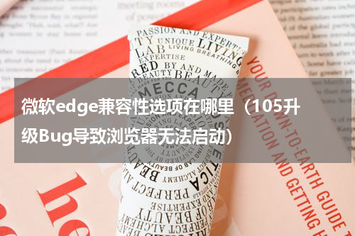 微软edge兼容性选项在哪里（105升级Bug导致浏览器无法启动）