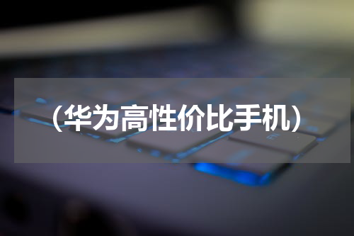（华为高性价比手机）