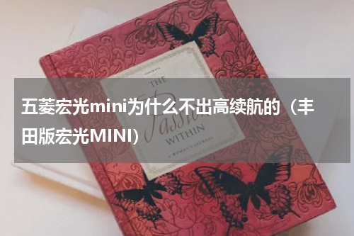 五菱宏光mini为什么不出高续航的（丰田版宏光MINI）