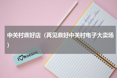 中关村鼎好店（再见鼎好中关村电子大卖场）