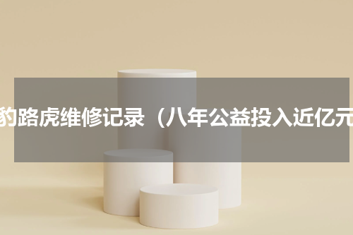 捷豹路虎维修记录（八年公益投入近亿元）