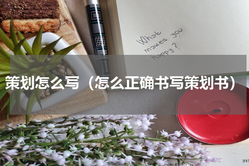 策划怎么写（怎么正确书写策划书）