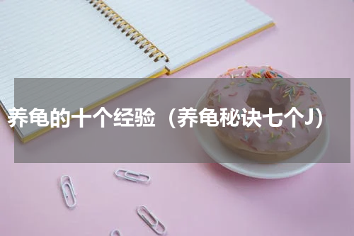 养龟的十个经验（养龟秘诀七个J）