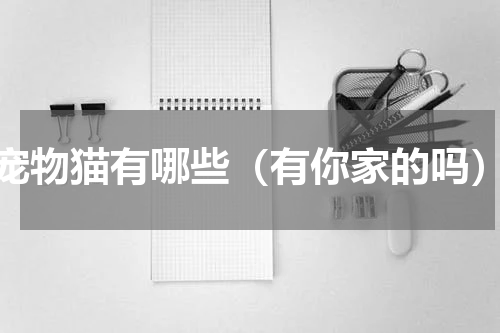 宠物猫有哪些（有你家的吗）