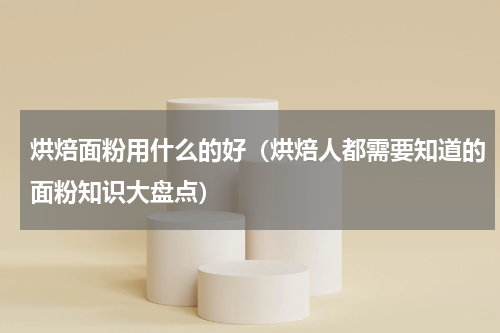 烘焙面粉用什么的好（烘焙人都需要知道的面粉知识大盘点）