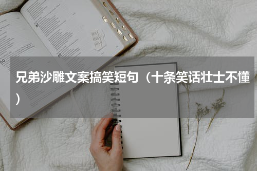 兄弟沙雕文案搞笑短句（十条笑话壮士不懂）