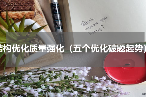结构优化质量强化（五个优化破题起势）