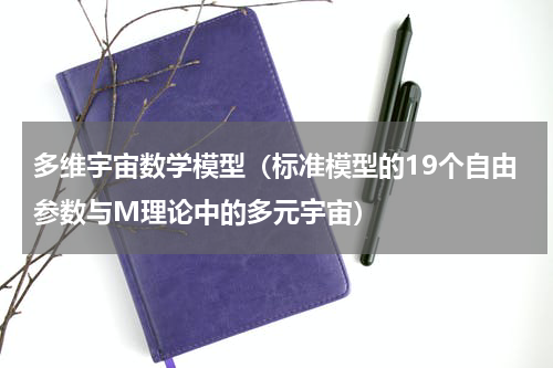 多维宇宙数学模型（标准模型的19个自由参数与M理论中的多元宇宙）