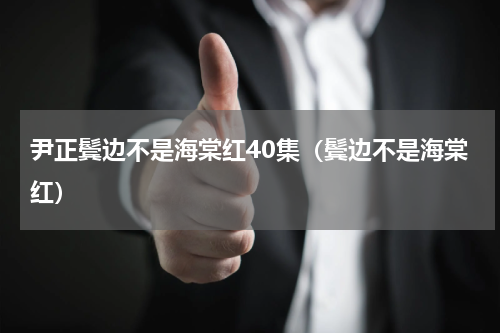 尹正鬓边不是海棠红40集（鬓边不是海棠红）