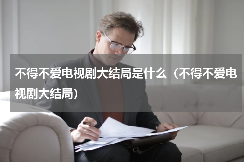 不得不爱电视剧大结局是什么（不得不爱电视剧大结局）