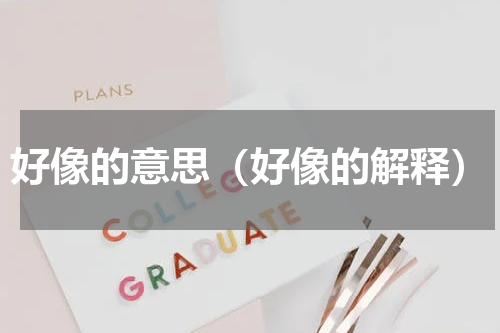 好像的意思（好像的解释）