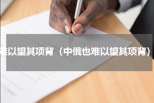 难以望其项背（中俄也难以望其项背）