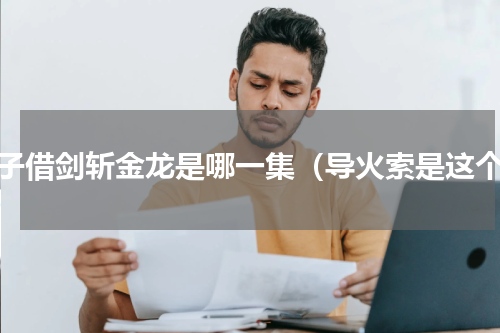 夫子借剑斩金龙是哪一集（导火索是这个）