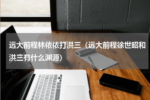 远大前程林依依打洪三（远大前程徐世昭和洪三有什么渊源）