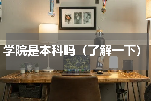 学院是本科吗（了解一下）