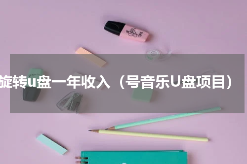 旋转u盘一年收入（号音乐U盘项目）