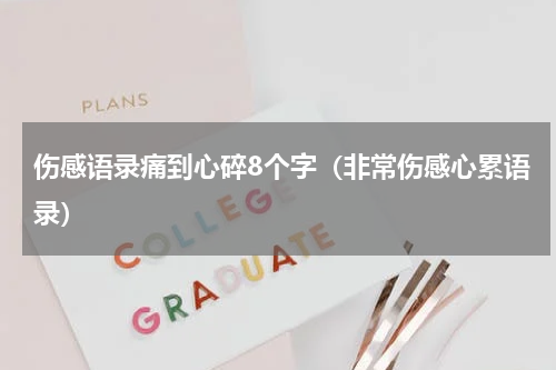 伤感语录痛到心碎8个字（非常伤感心累语录）